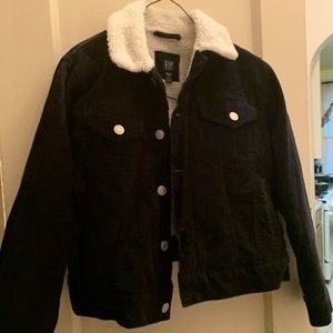 COPY - Corduroy black gap jacket